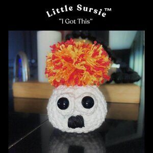 Handmade Crocheted Cotton Amigurumi Purse Charm Keychain